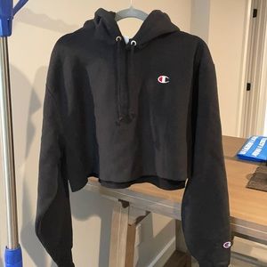 Champion women’s hoodie crop sweatshirt
